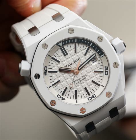 royal oak diver white ceramic.